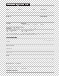 Use a resume design job application resume sample that may highlight your skills and experience. Application For Employment Template Job Resume Permit To Work Form Template Text Resume Png Klipartz