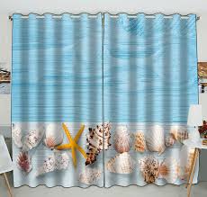 Impressive beach themed bedrooms beach style bedroom… outstanding teen boy bedding baltimore modern with… recent posts. Phfzk Ocean Beach Theme Window Curtain Starfish And Seashells On Blue Wooden Background Window Curtain Blackout Curtain For Bedroom Living Room Kitchen Room 52x84 Inches Two Piece Walmart Com Walmart Com