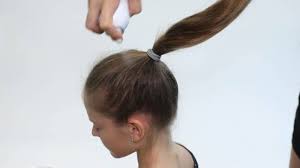 Shoelace knots cute hairstyles for gymnastics, sports and dance. Gymnastics Hair Bun Guide Step By Step Jenerg