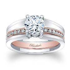 5 out of 5 stars. Barkev S White Rose Gold Bridal Set 7988st Barkev S
