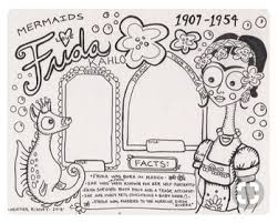 Frida Kahlo Mermaid Coloring Page Mermaid Coloring Pages Frida Kahlo Mermaid Coloring