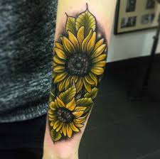 This goes without saying as its one of the best ink print on the forearm, this tat makes your hand have a pretty look not only that it is also a way of making your hand look unique. 55 Latest Realistic Sunflower Tattoos