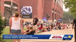 Morgan Wallen concert goes on amid unhealthy air quality