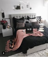 Black And Pink Room Bedroom Inspiration Black And Grey With Pink Bedroom Bedroom Makeover Bedroom Design Awesome Bedrooms