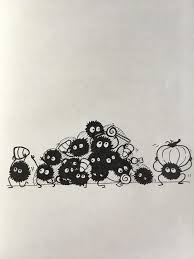 Studio ghibli spirited away soot sprites passport crossbody bag. Little Soot Sprites From Spirited Away For Today S Prompt Shy Ghibli