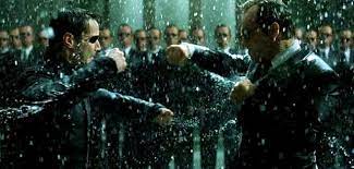 Because Obviously Fighting In The Rain Is More Badass Than On A Sunny Day Matrix Matrix Film Scenes