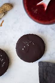 Peanut Butter Strawberry Sauce Chocolate Cups In The Mood For Food Resep Di 2020