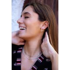 pendientes de plata para mujer, pendientes pequeños de plata