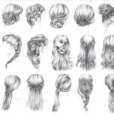 Use these 4 simple steps to draw any hairstyle, realistically. Hairstyles For Long Hair Pretty Drawings Art Drawings Girl Hair Drawing