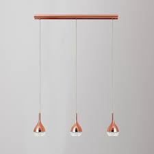 We offer a wide range of options to customize lighting solutions. Mantra Lighting Khalifa Sleek Ceiling Bar Pendant Light In Rich Copper Finish M5166 Lighting From The Home Lighting Centre Uk