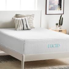 Lucid 14 Plush Gel Memory Foam Mattress Reviews Wayfair Layered Mattress Mattress Memory Foam Mattress Reviews