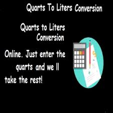 How Many Quarts In A Liter Us Quarts To Liters Conversion