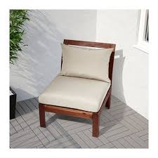 Applaro One Seat Section Outdoor Brown Stained Brown Ikea Wooden Outdoor Furniture Ikea Applaro Ikea