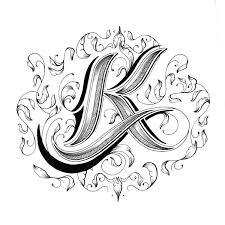 Love Letters Hand Drawn Alphabet By Raul Alejandro Arte Con Letras Letras De Monograma Disenos De Letras