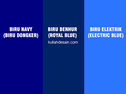 Baju serba hitam memang bisa memberikan kesan elegan tanpa harus ribet. Mengenal Warna Biru Elektrik Dan Contohnya Kuliah Desain