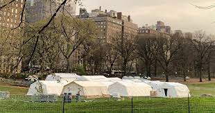 This park is home to artificial lakes, waterfalls, meadows besides being the city's primary green lungs, central park is a favourite spot for many new yorkers, as it is perfect for sunbathing, going for walks. New York City Landmarks Convert To Hospitals Amid Coronavirus Pandemic
