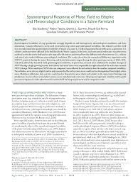 Mempertimbangkan situasi berdasarkan data dinas kesehatan diy, terdapat 830 kasus positif harian, kasus aktif 15,41 persen (8.917) positivity rate 25,46 persen, bor total 85, 37 persen, kami memohon kebijaksanaan dan kewelasasihan bapak gubernur untuk mengambil kebijakan radikal, yang mendasar sebagai rem darurat. Pdf Spatiotemporal Response Of Maize Yield To Edaphic And Meteorological Conditions In A Saline Farmland