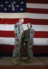 Military couple is often deployed, but always devoted