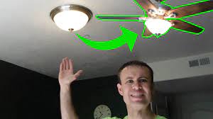 Remove the existing light fixture. How To Replace A Light With A Ceiling Fan Install A Ceiling Fan Step By Step Youtube