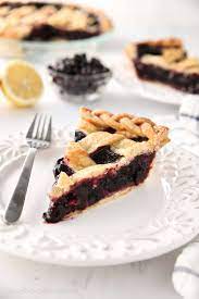 If you use frozen berries, it helps to sprinkle 3 tablespoons of corn starch in pie crust/pan just before you add the blueberries! Homemade Blueberry Pie Dessert Now Dinner Later
