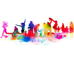 Silicon motion technology corp nasdaq. Skyline Of People Watercolors Digital Art By Simo Bikazzan