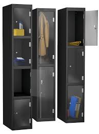 If someone tries to take a peek at what's inside, they're out of luck. Security Lockers Clear Door Security Lockers Locker Shop Uk