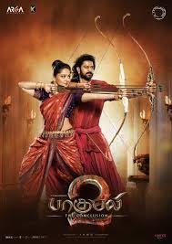 Baahubali 2 New Poster Featuring Prabhas Anushka Shetty Bahubali 2 Full Movie Bahubali Movie Hindi Movies Online