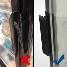 Easy to clean, simply wash with warm soapy water. New Style Glass Door Fridge Handle To Stand Out Your Brand