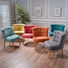 This Deep Seated Accent Chair Is Ideal For Any Room With Its Curved Back And Extra Plush Cushions Living Room Chairs Furniture Accent Chairs For Living Room