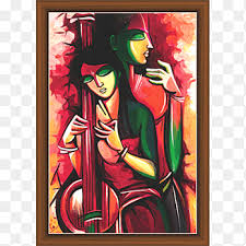 Krishna Vrindavan Modern Art Painting Radha Krishna Poster Window Png Pngegg Krishna, the most adorable god in hindu mythology and radha, who enchants even him, are not separate but one entity. krishna vrindavan modern art painting