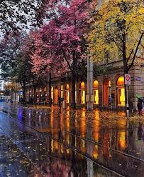 Zurich Suiza Paisajes Lluviosos Lugares Hermosos Hermosos Paisajes