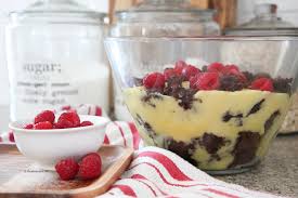Cadbury egg inspired easter trifle. Brownie Trifle The Idea Room