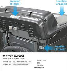 Washing machine and washer dryer washing machine and washer dryer models will displayed as a digital code, exactly as you will see below, in an led or lcd panel or display on the. Voluntary Recall Of Certain Top Load Washers