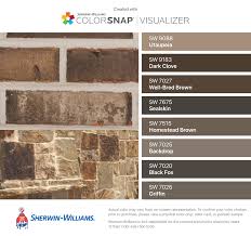 I Found These Colors With Colorsnap Visualizer For Iphone By Sherwin Williams Utaupeia Sw 9088 Brown Front Doors Painted Front Doors Brown House Exterior