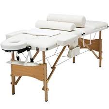 Suncoo Portable Massage Table Folding Facial Bed Lightweight Wood Frame With Carrying Case 3 Review Massage Table Massage Room Design Massage Room Decor