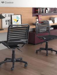 Catania leather faced executive chair in brown costco uk. Add A Dash Of Flair With The Tatum Task Chair This Modern Bungee Chair Is Perfect For Use In A Dorm Or Home It Has Black Office Chair Office Chair Zuo