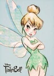 Pin By Esther Angelica On Tink Disney Drawings Tinkerbell Drawing Pastel Poster