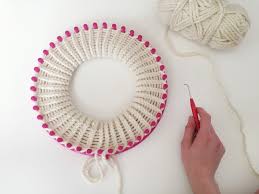 There are projects where i would not make a brim on the hat. Learn To Loom Knit Double Brim Beanie Tutorial Em S Fiber Arts