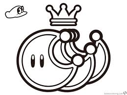 Free Super Mario Odyssey Coloring Pages Grand Moon Printable For Kids And Adults You Can Downlo Mario Coloring Pages Super Mario Coloring Pages Coloring Pages