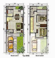 Maybe you would like to learn more about one of these? 10 Ide Denah Rumah 2 Lt 5x9 5 Denah Rumah Rumah Minimalis Desain Rumah