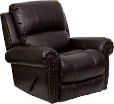 eco friendly plush oversized rocker recliner with brown leather upholstery men dsc01072 brn gg rocker recliners leather recliner leather chaise