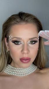 Transition video will be up tomorrow! 🤍 Pearl makeup look! #makeuptut...