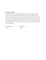 Index Catalog // Emory Theses and Dissertations