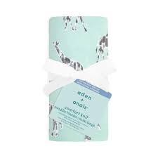 Amazon Com Aden Anais Comfort Knit Baby Swaddle Blanket For Newborn Girl And Boy Super Soft Cotton With Spandex Versatile Stroller Cover Burp Cloth Nursing Shield 47 X 47 Inch Jade Giraffes