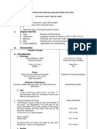A Detailed Lesson Plan In English Language Grade Two Pupils Math Lesson Plans Elementary Math Lesson Plans Elementary Lesson Plan Template