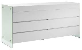 il vetro high gloss white lacquer