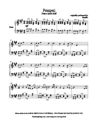 The artists, bands, films, and songs have dedicated pages that contain descriptions that will help you understand the history of that specific music piece better, a video tutorial with a piano cover of the song, and, of course, the piano sheets of the song that you can download for free. Pompeii Bastille Free Piano Sheet Music Partituras Musica Partituras Piano Partituras