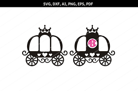 Download Princess Carriage Svg Carriage Clipart Svg Files Cricut Dxf 233649 Patterns Design Bundles
