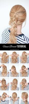 Part your tresses to the right, take a strand from the heavier side, make 3 strands out of this strand. The No Braid Braid 5 Pull Through Braid Tutorials Hair Romance