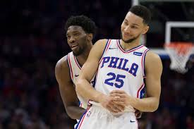Check out the latest pictures, photos and images of joel embiid. Funny Guys Joel Embiid Ben Simmons Ben Simmons Philadelphia Sports Basketball Baby